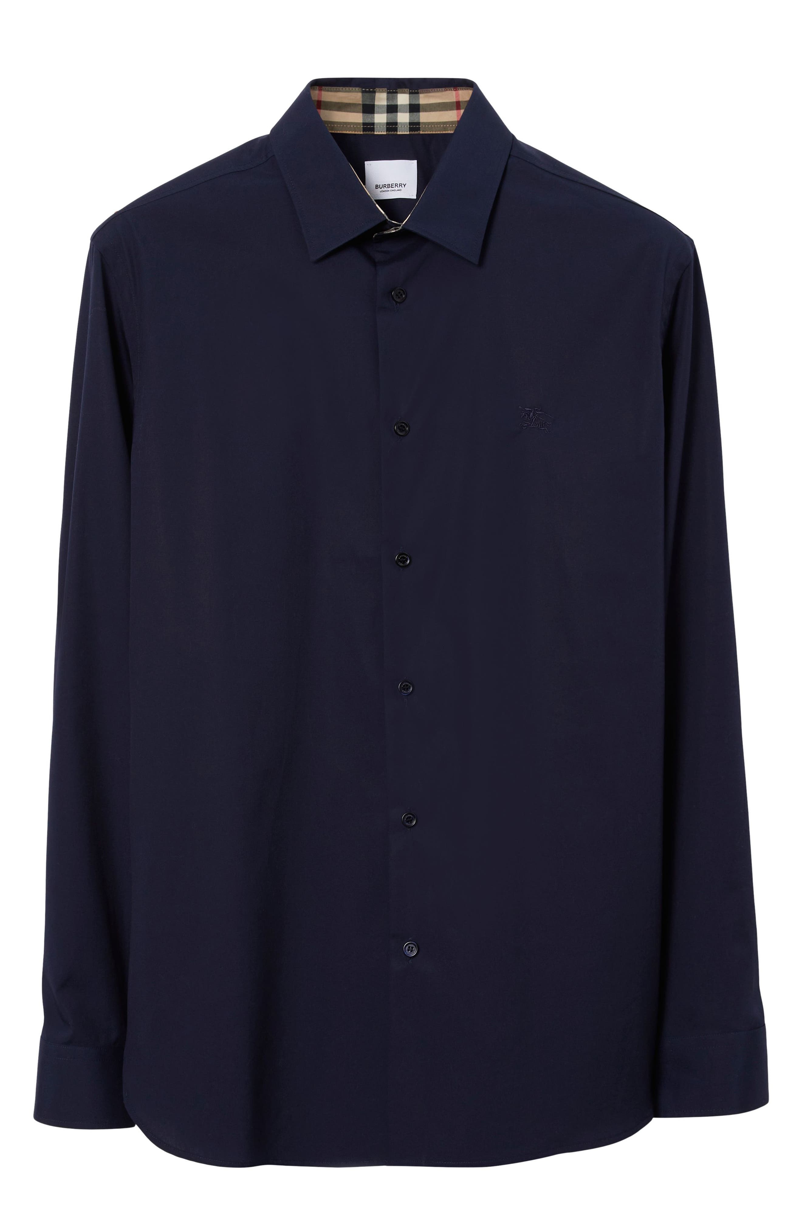 Sherfield Equestrian Knight Stretch Cotton Button-Up Shirt - 5