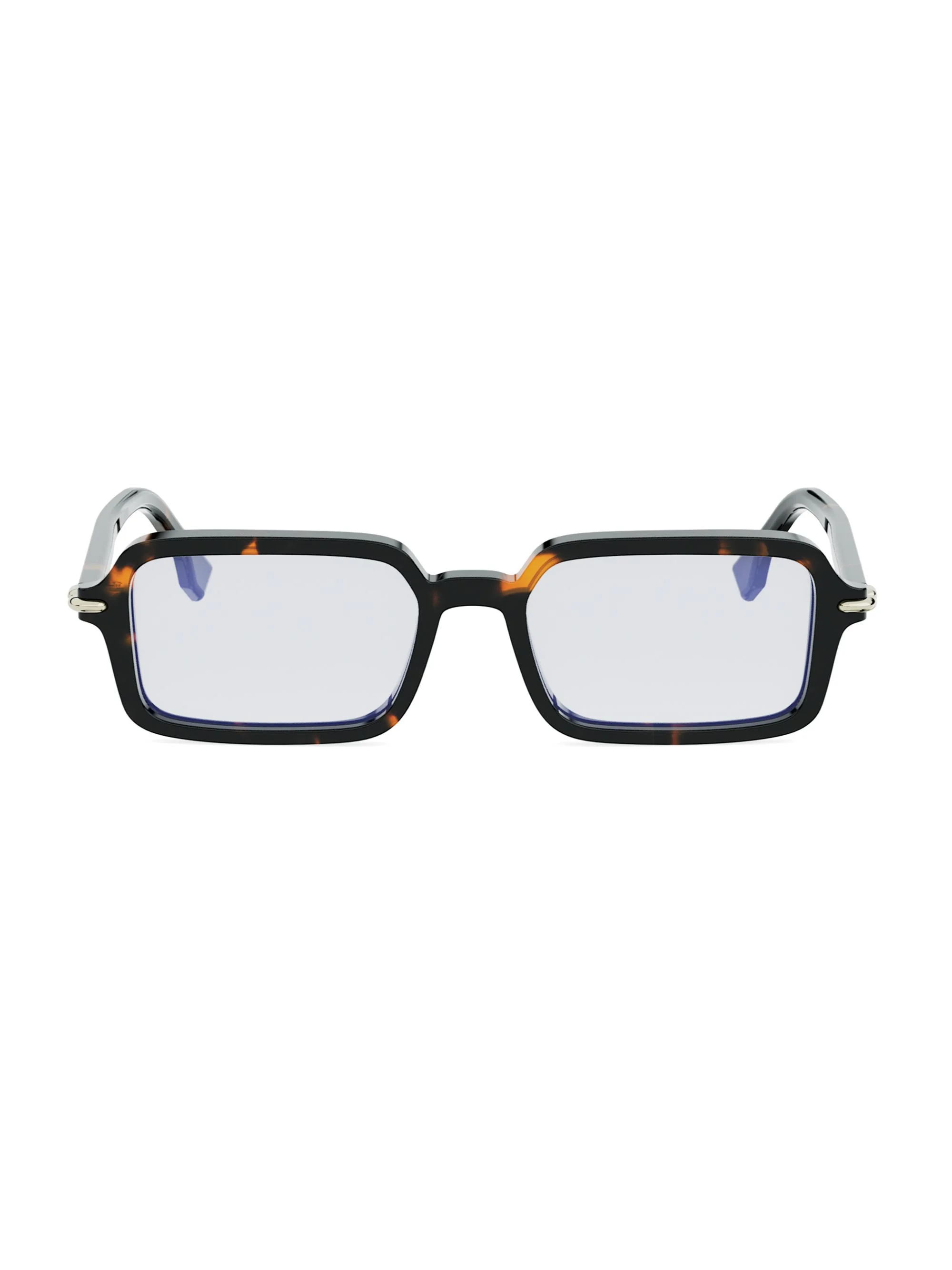 Women's Fendi Selleria 51MM Rectangular Sunglasses - Havana - 1