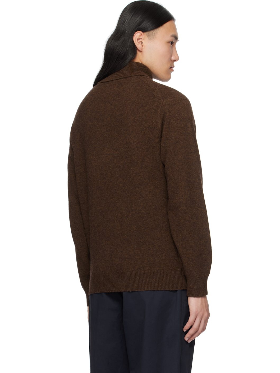 Brown 9G Turtleneck - 3
