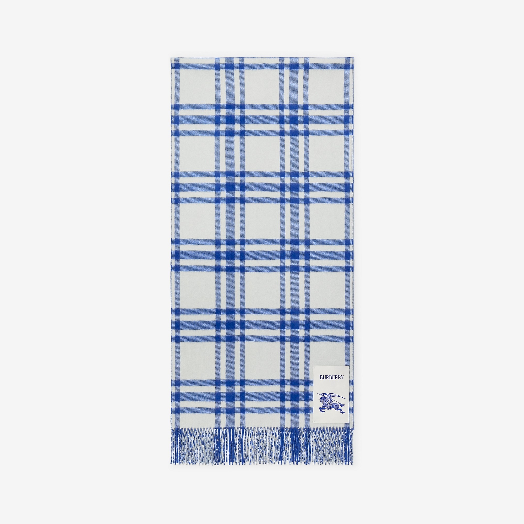 Check Cashmere Reversible Scarf - 2