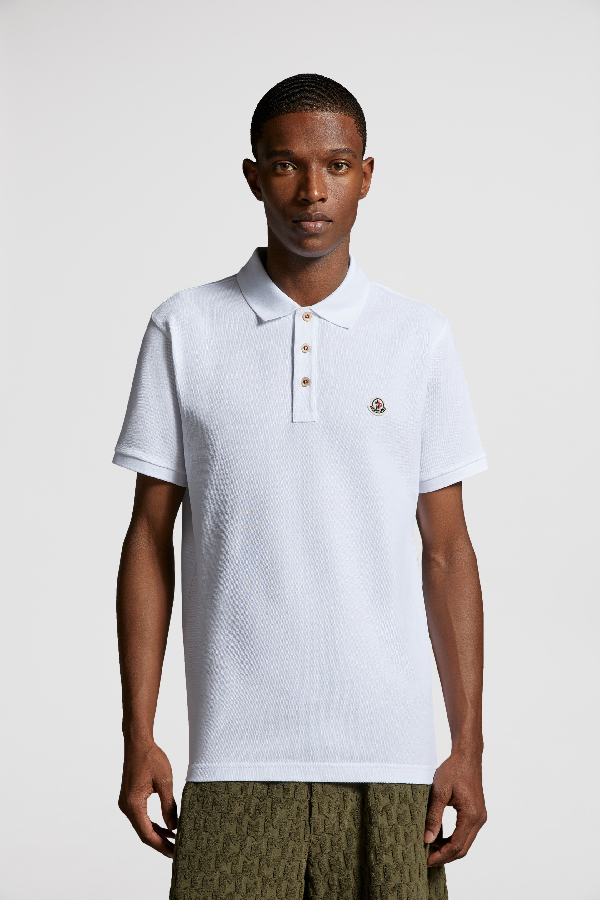 Logo Patch Cotton Polo Shirt - 3