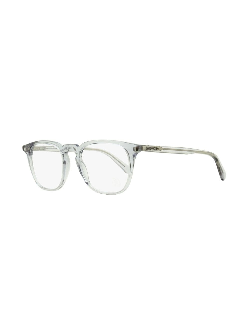 translucent wayfarer-frame glasses - 2