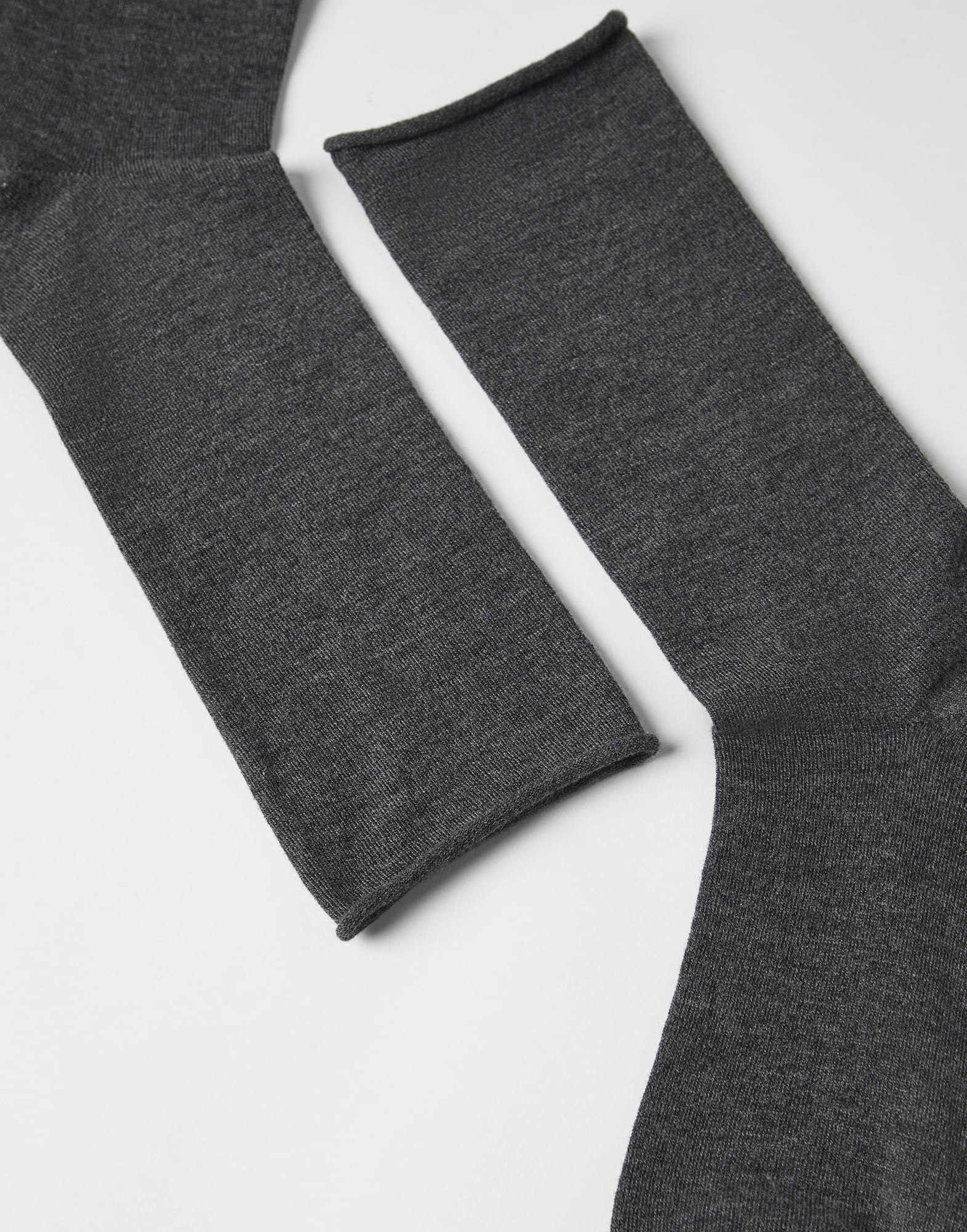 Stretch cashmere knit socks - 2