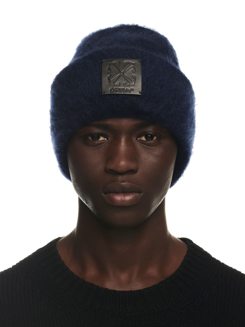 Arrow Patch Mohair Knit Beani Sierra Leo 3