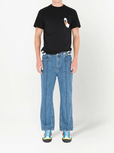 JW Anderson chain-link detailed straight-leg jeans outlook