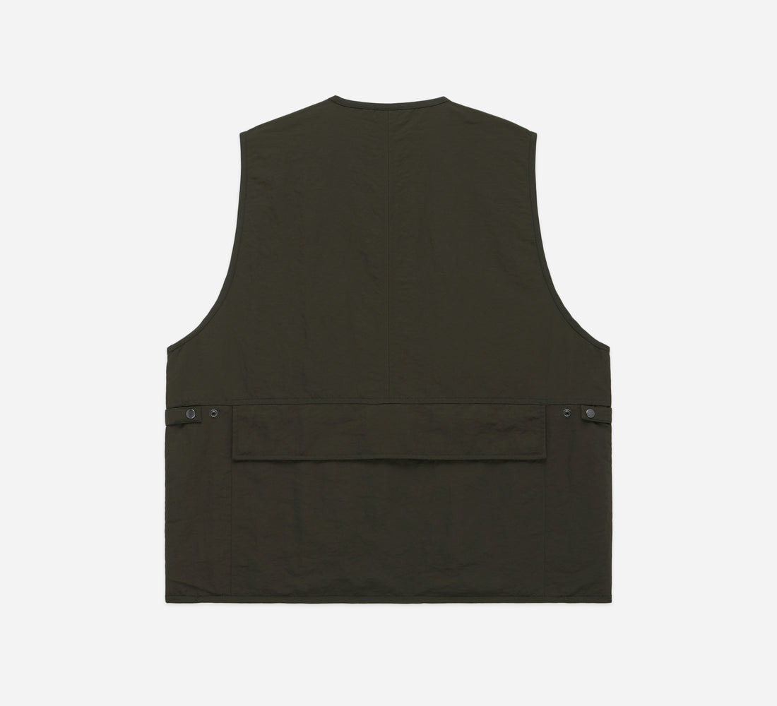 Field Vest - Olive Wrinkle Nylon - 2