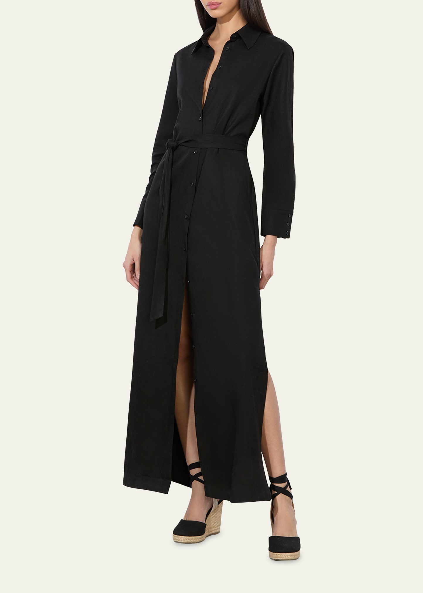 Chassidy Maxi Shirtdress - 4