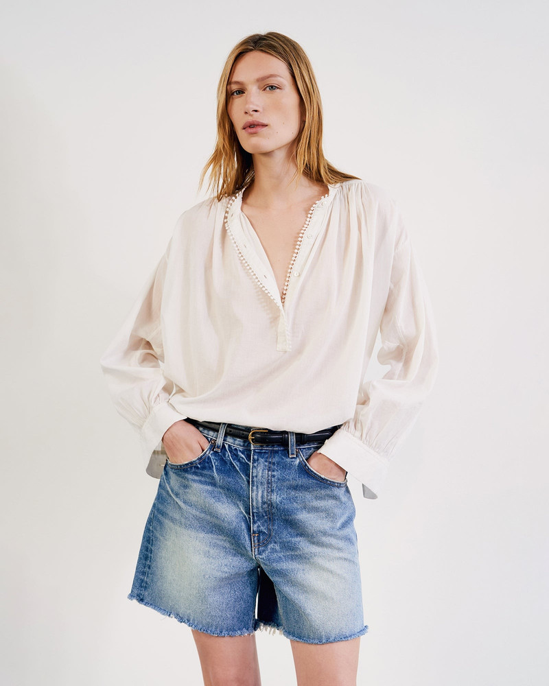NILI LOTAN YOANN DENIM SHORT outlook