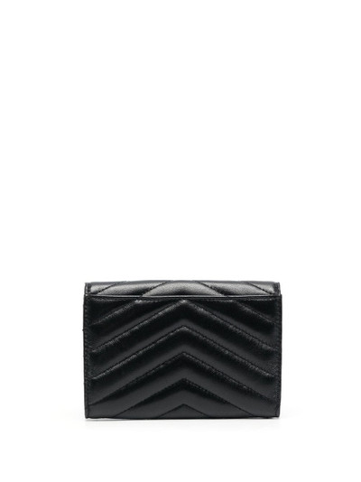 SAINT LAURENT Monogram quilted wallet outlook