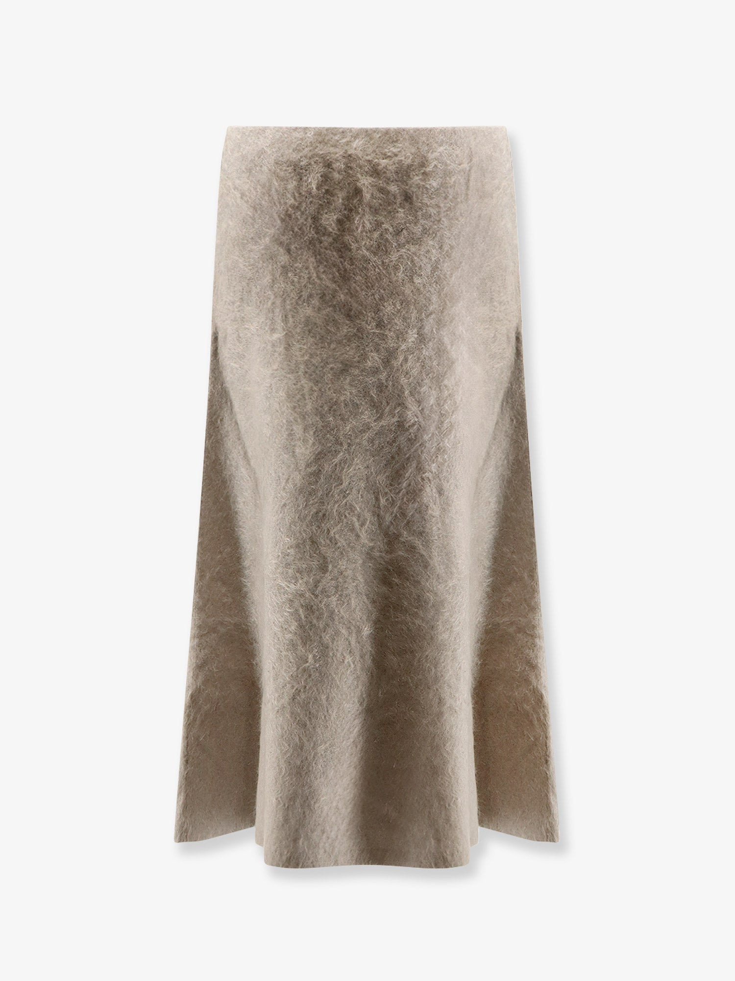 NUDE - Nude Cashmere Midi Skirt - 2