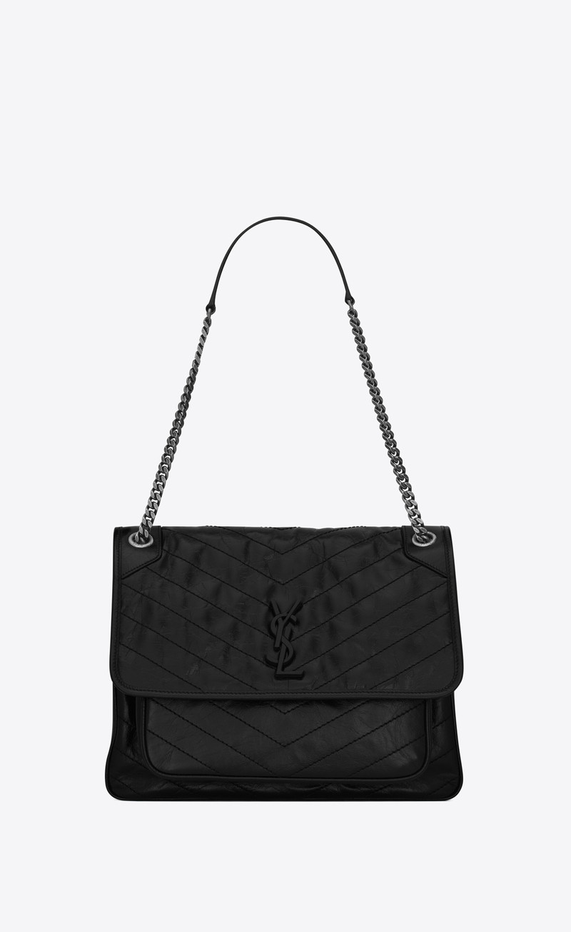 niki large in crinkled vintage leather - 1