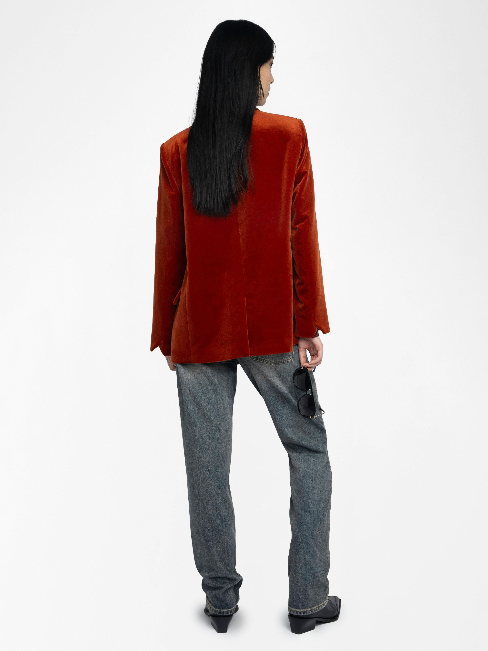 Vaska Velvet Blazer - 7
