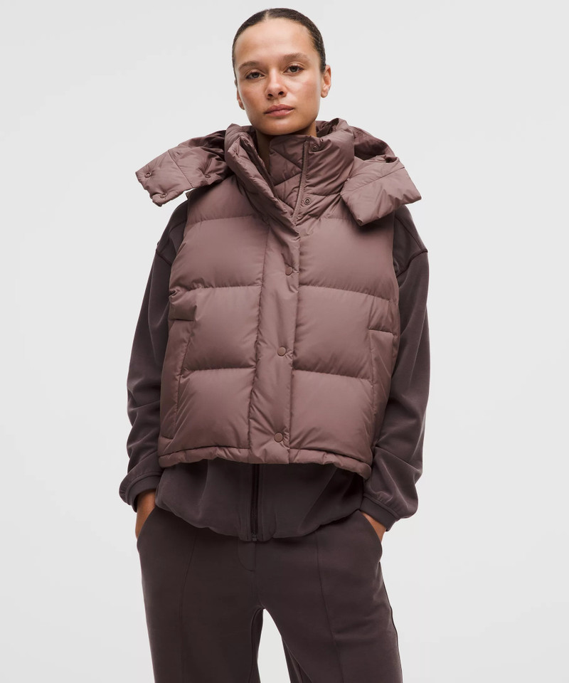 Wunder Puff 600-Down-Fill Cropped Vest 1
