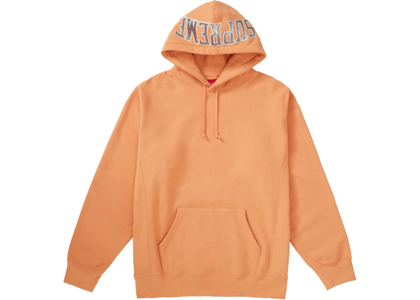 Supreme Sequin Arc Hooded Sweatshirt Pale Orange - 1