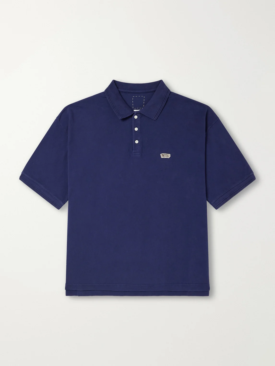 Mondo Weller Logo-Appliquéd Cotton-Piqué Polo Shirt - 1