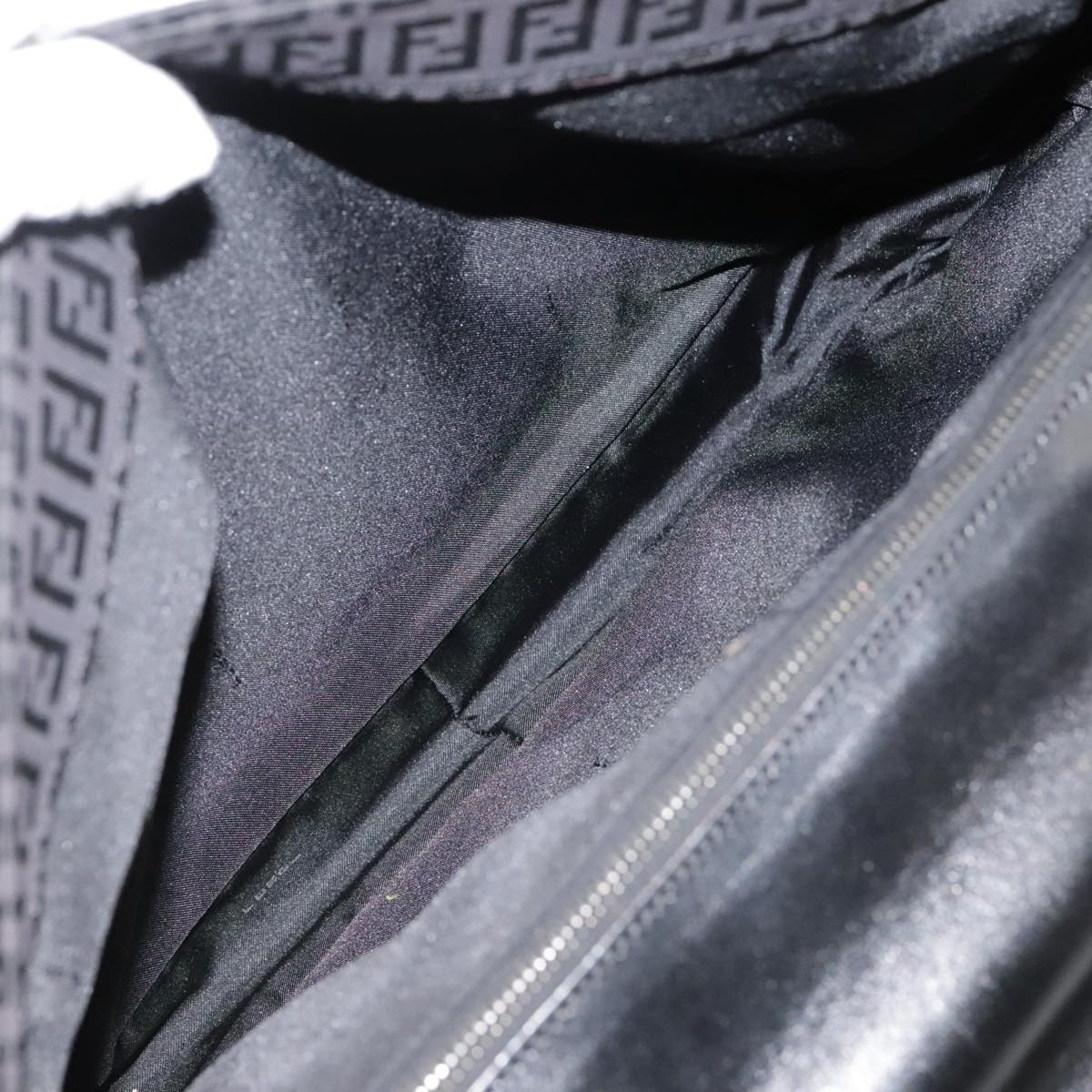 FENDI Zucchino Canvas Business Bag Black - 11