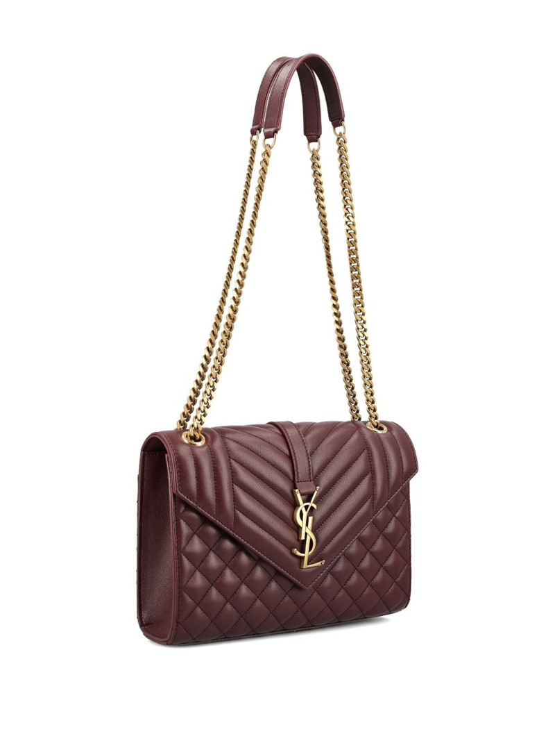 matelassé logo envelope shoulder bag 3