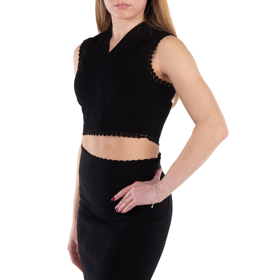 Victoria Beckham Scallop Trim Tank Top - 2