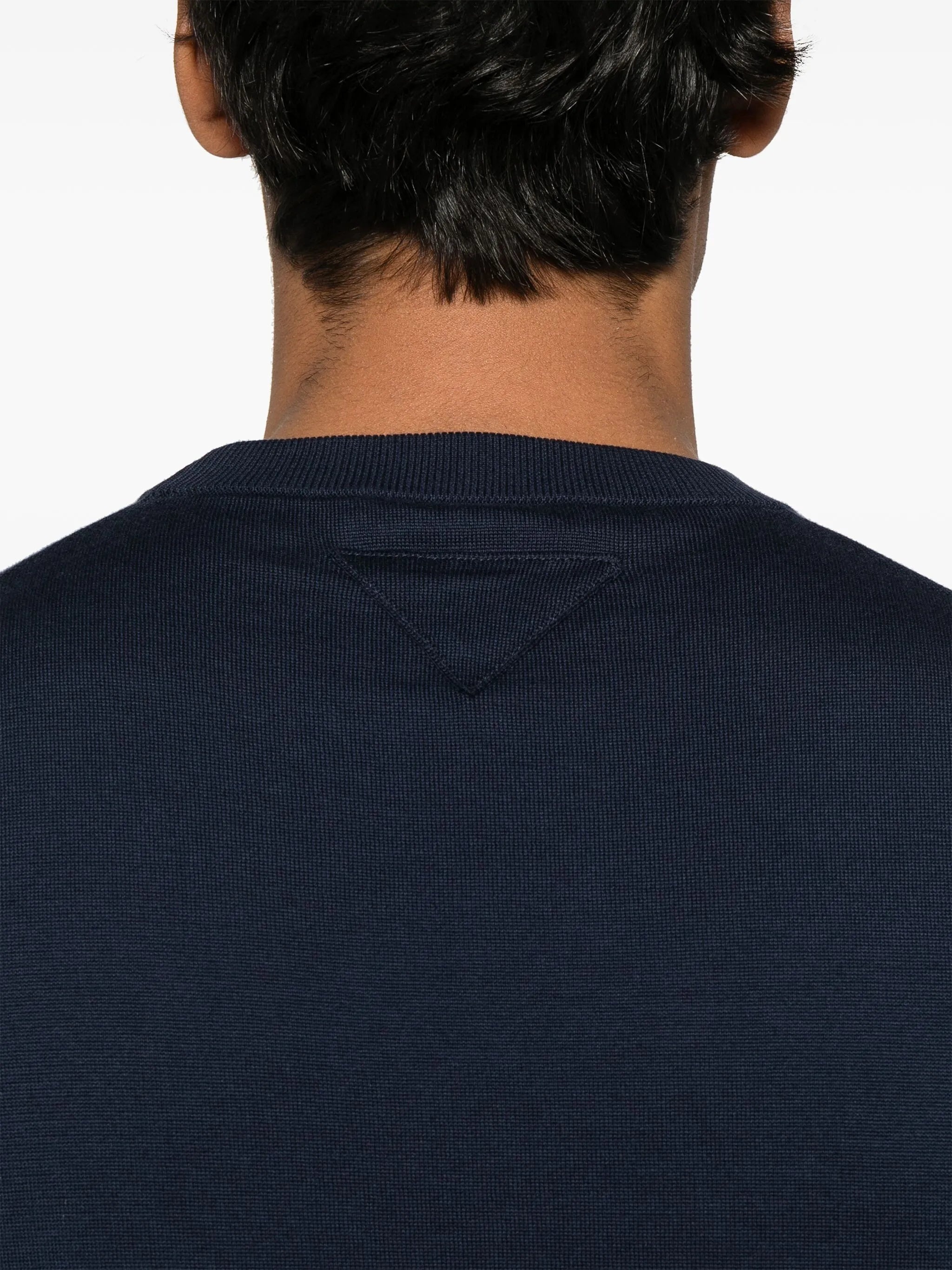 Cotton Crew-neck Sweater - 2