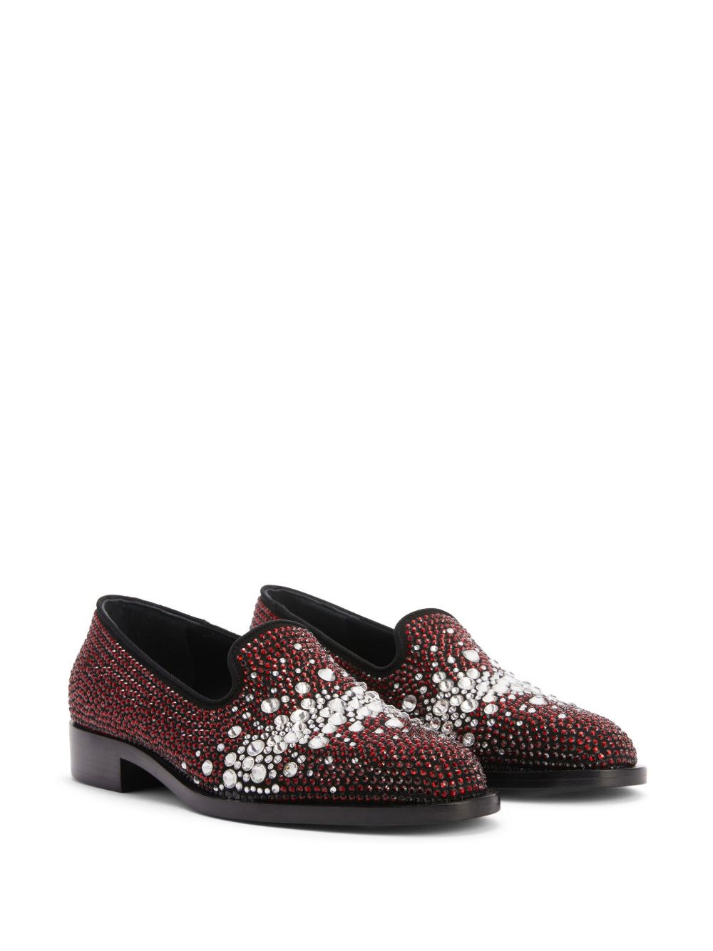 Matildha crystal-embellished loafers - 2