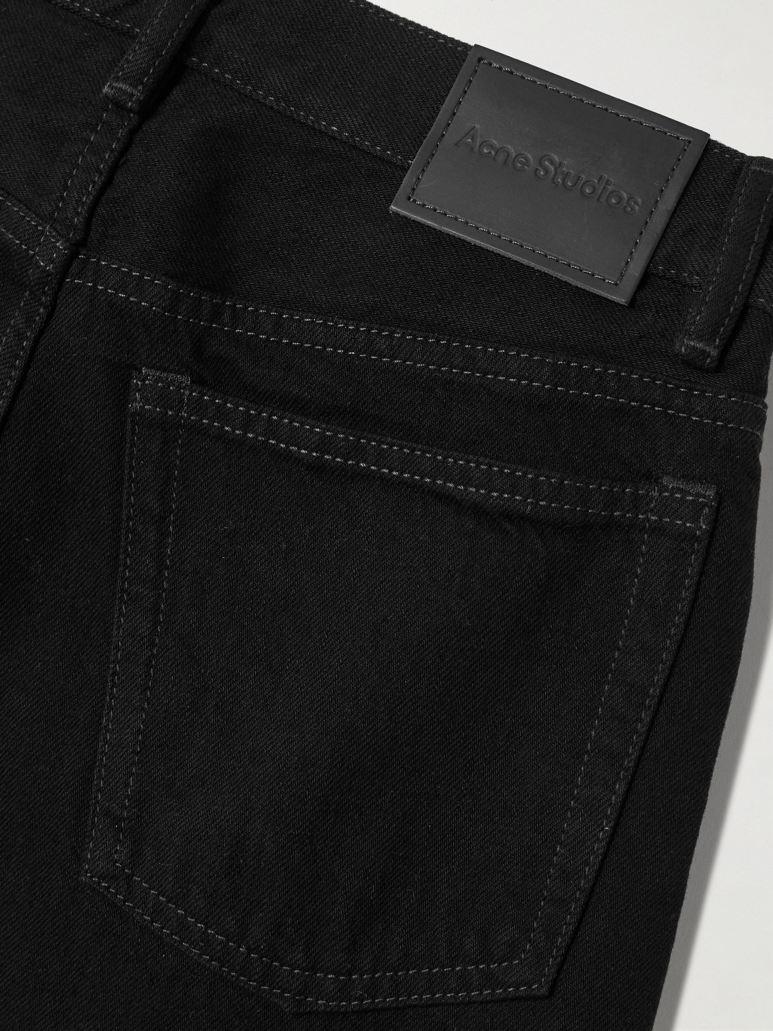2021 high-rise wide-leg jeans Black - 6