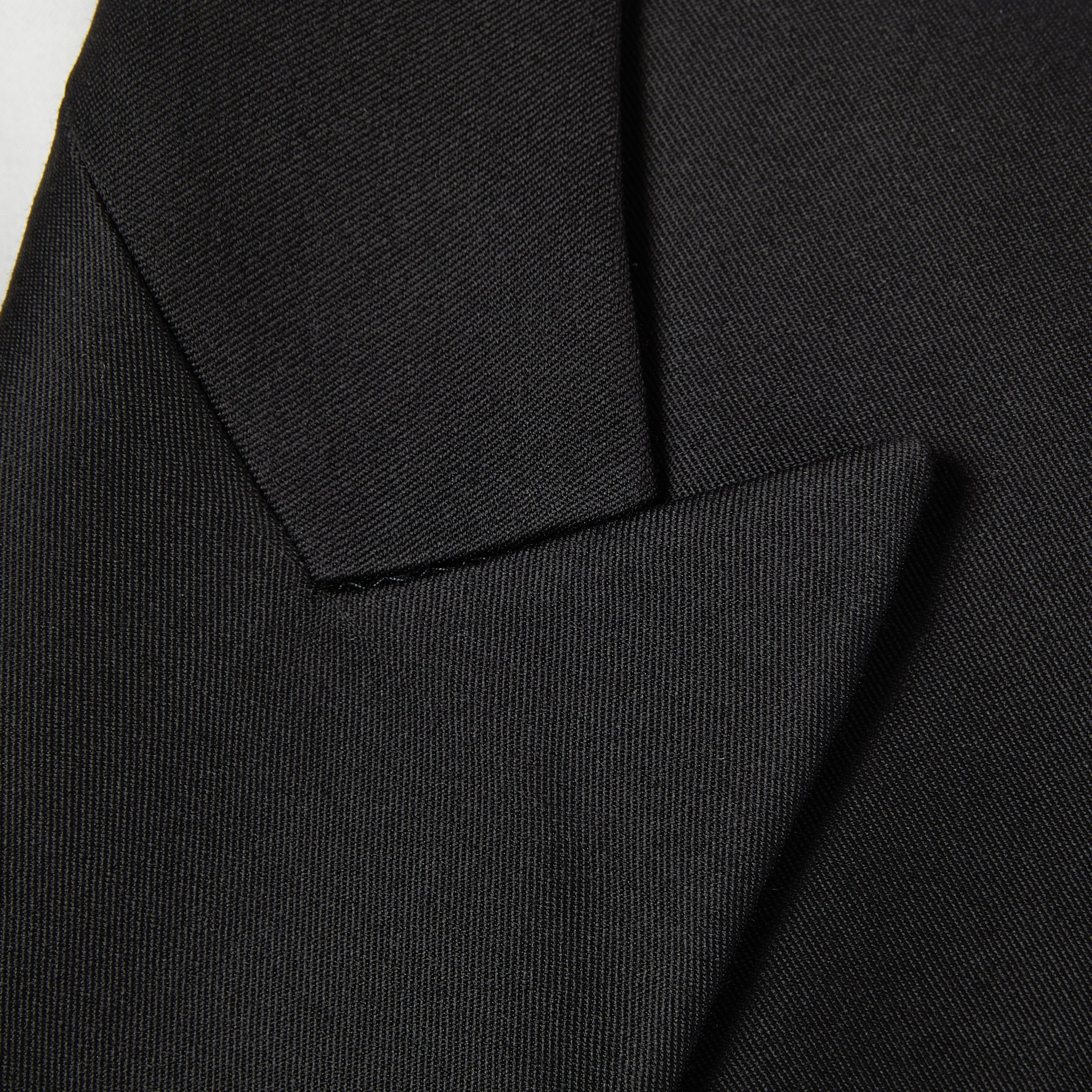 Double-breasted wool silk jacket - 9