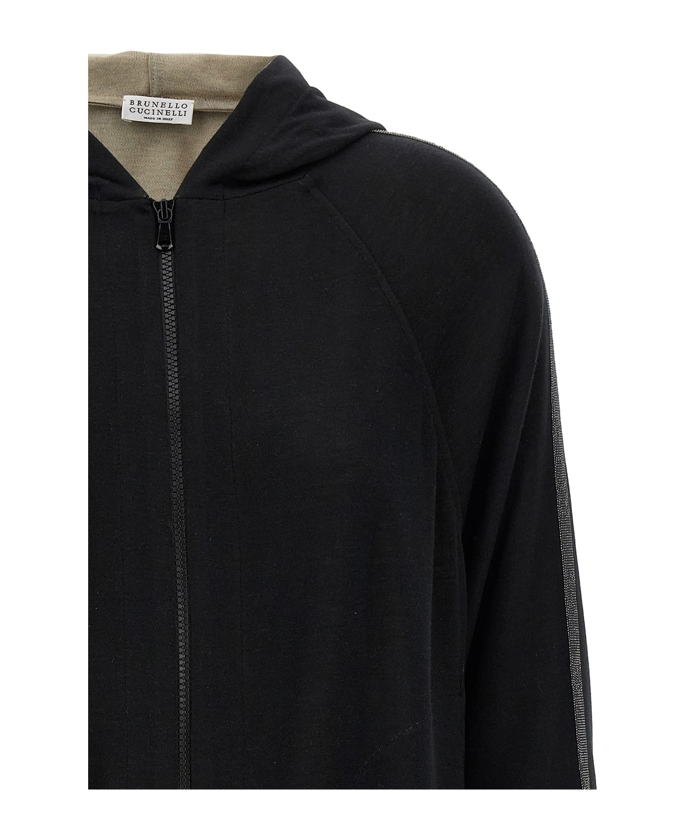 'shiny Trims' Hoodie - 3