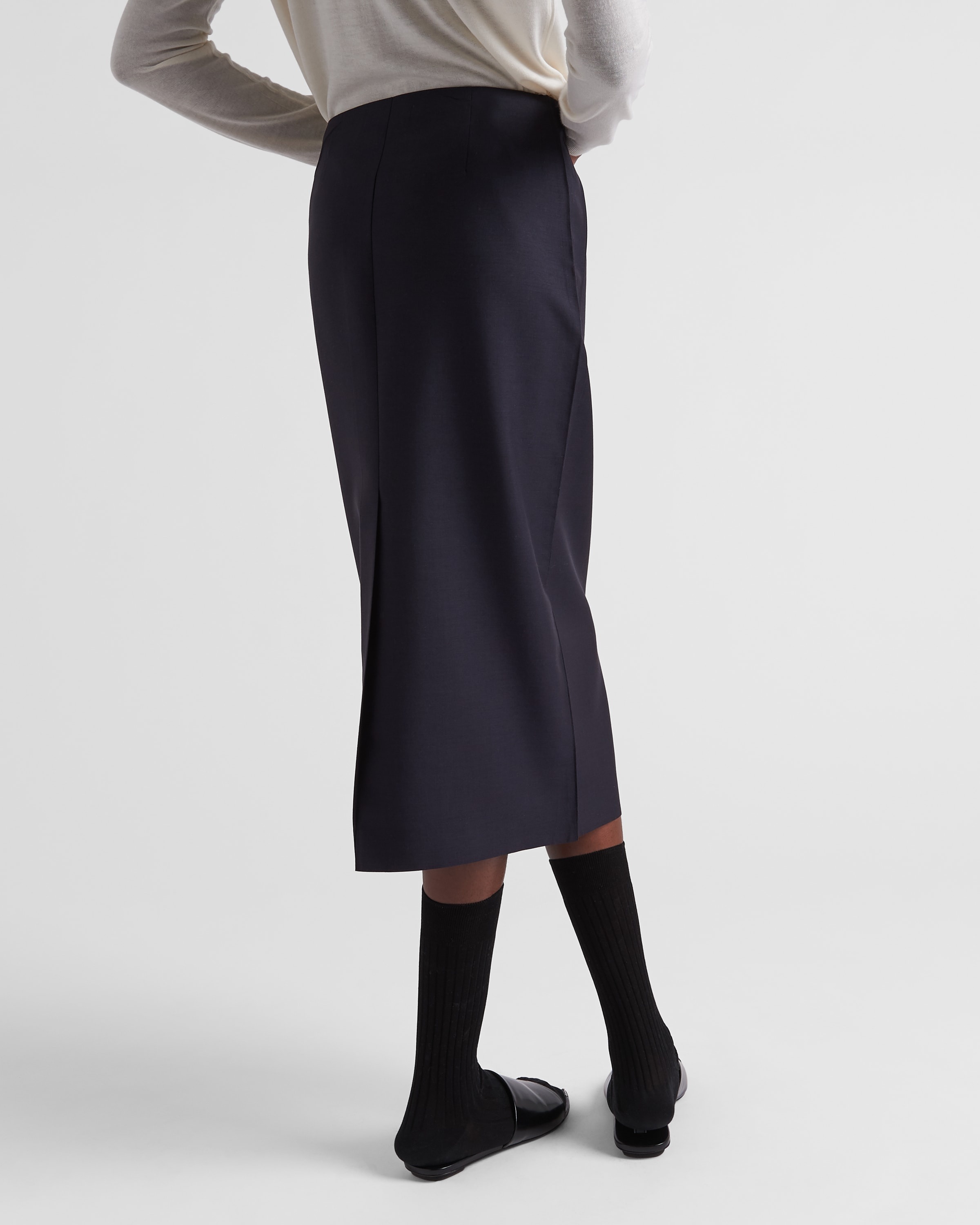 Light mohair midi skirt - 4