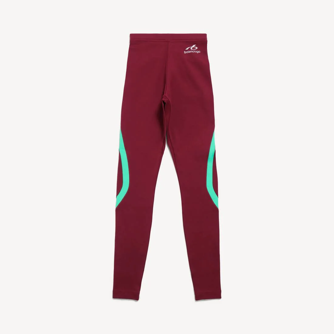 Women's Techwear Leggings in Burgundy/aqua - 1