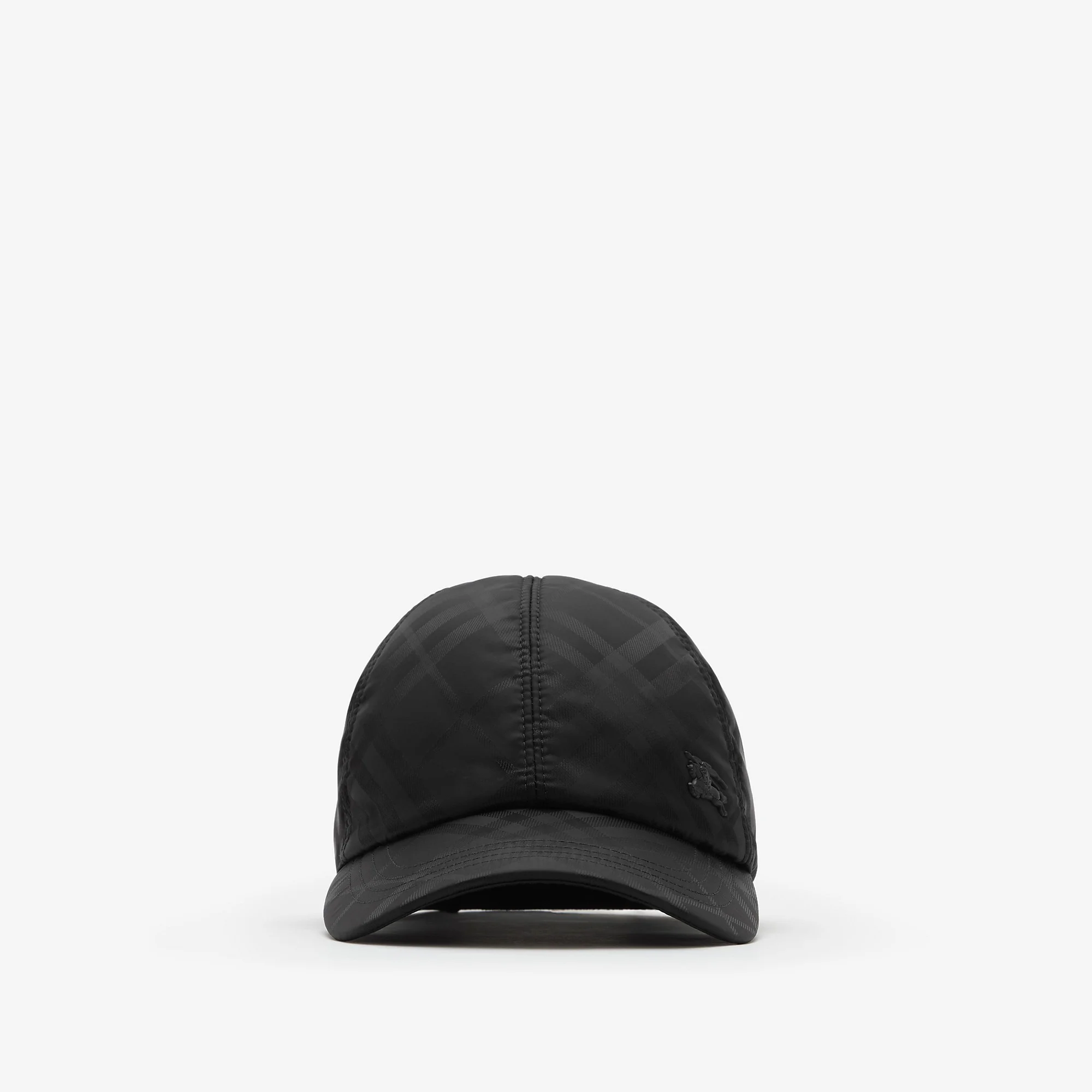 Check Nylon Baseball Cap - 1