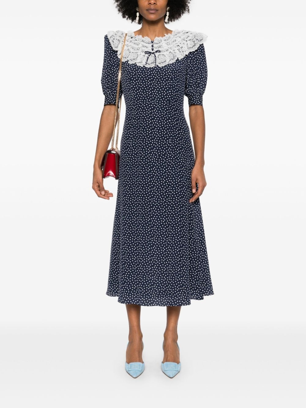 polka-dot maxi dress - 2