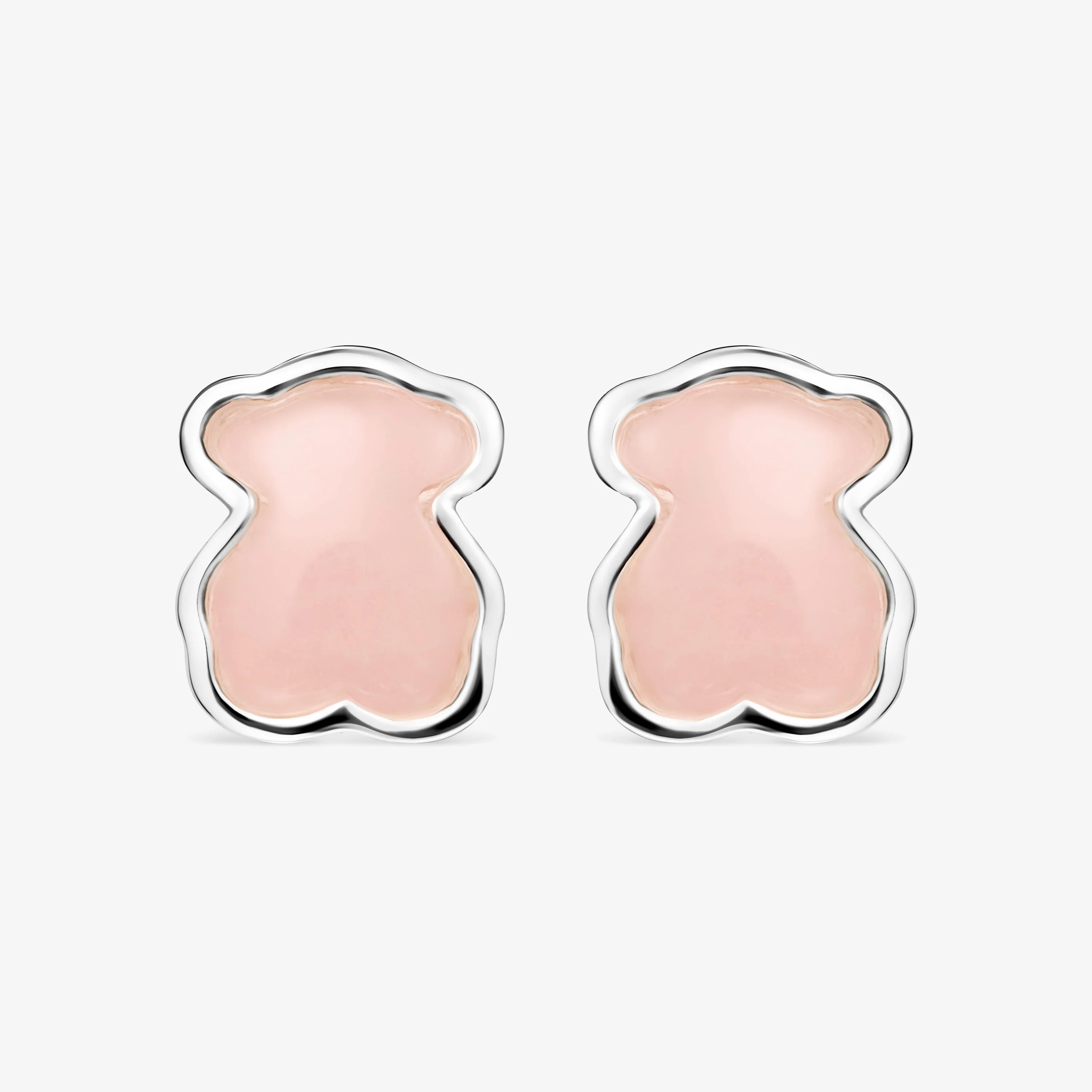 Silver New Color Earrings with Quartz - 1