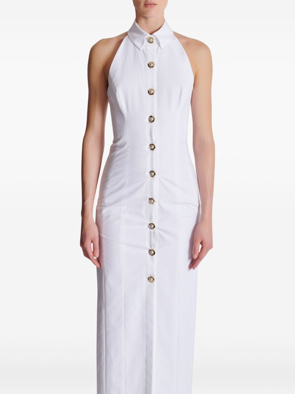poplin midi dress - 5