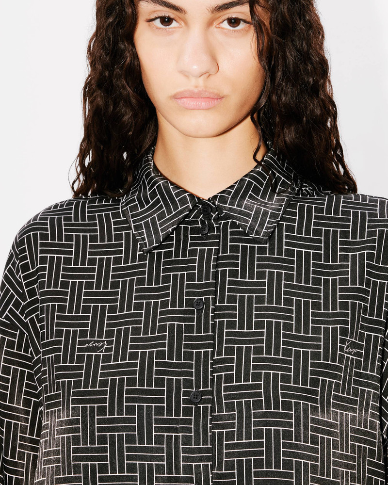 'KENZO Weave' dropped shoulders shirt 6
