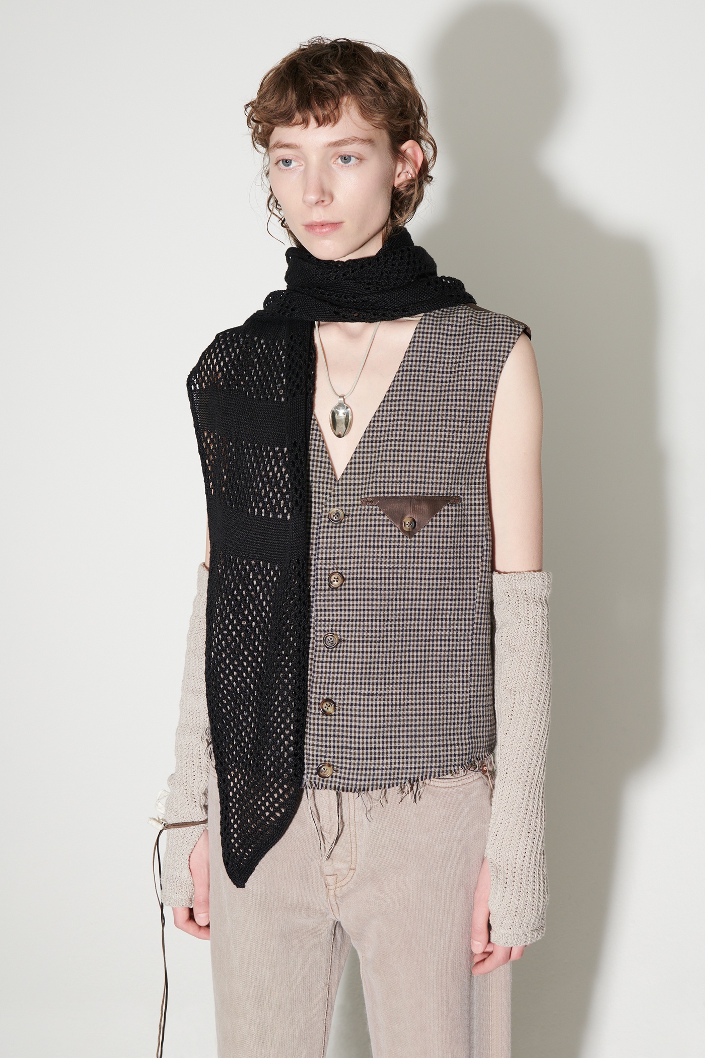 Our Legacy - Knitted Scarf Desert Snow Silk Wool