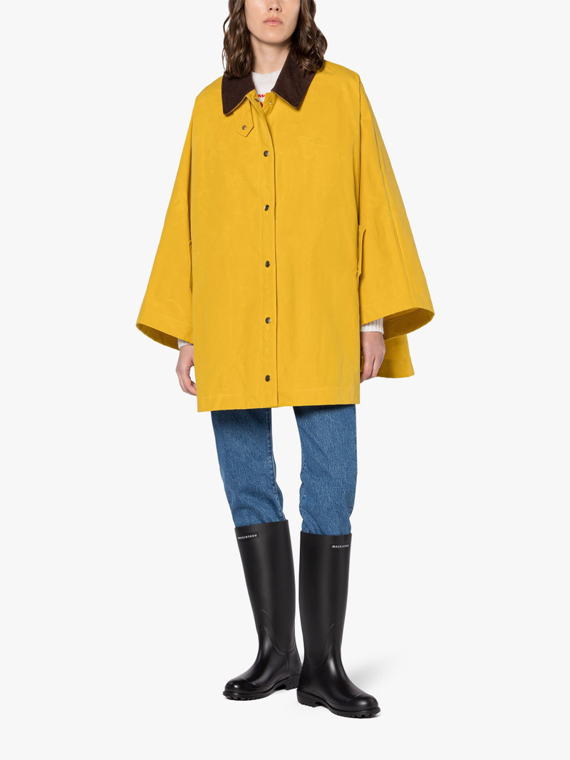 Mackintosh CORA YELLOW WAXED COTTON FIELD COAT outlook