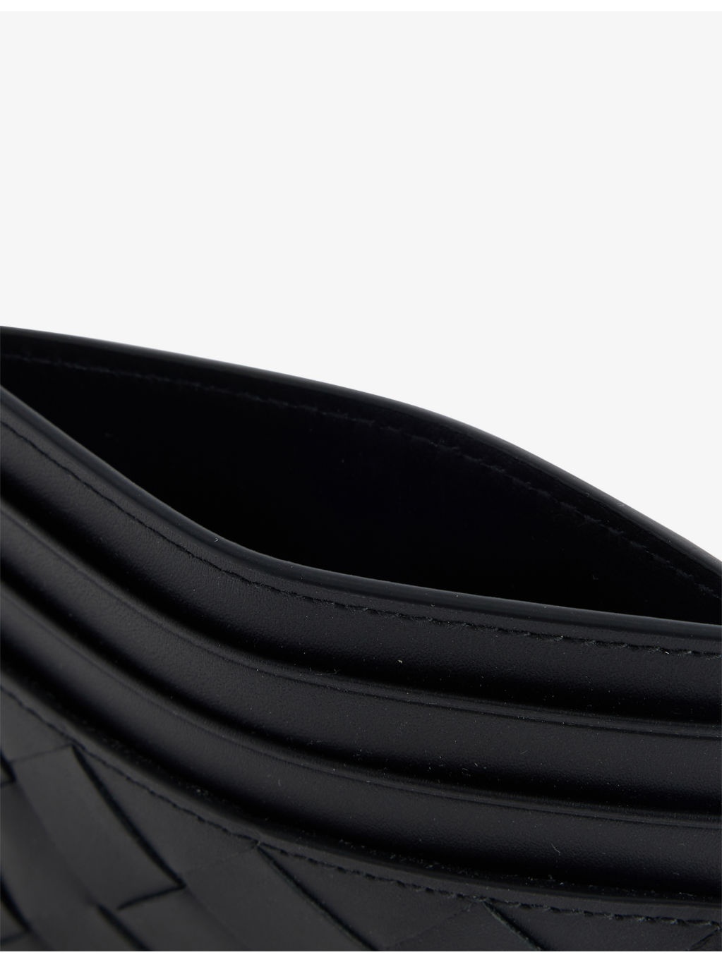 Intrecciato Leather Credit Card Holder - 4