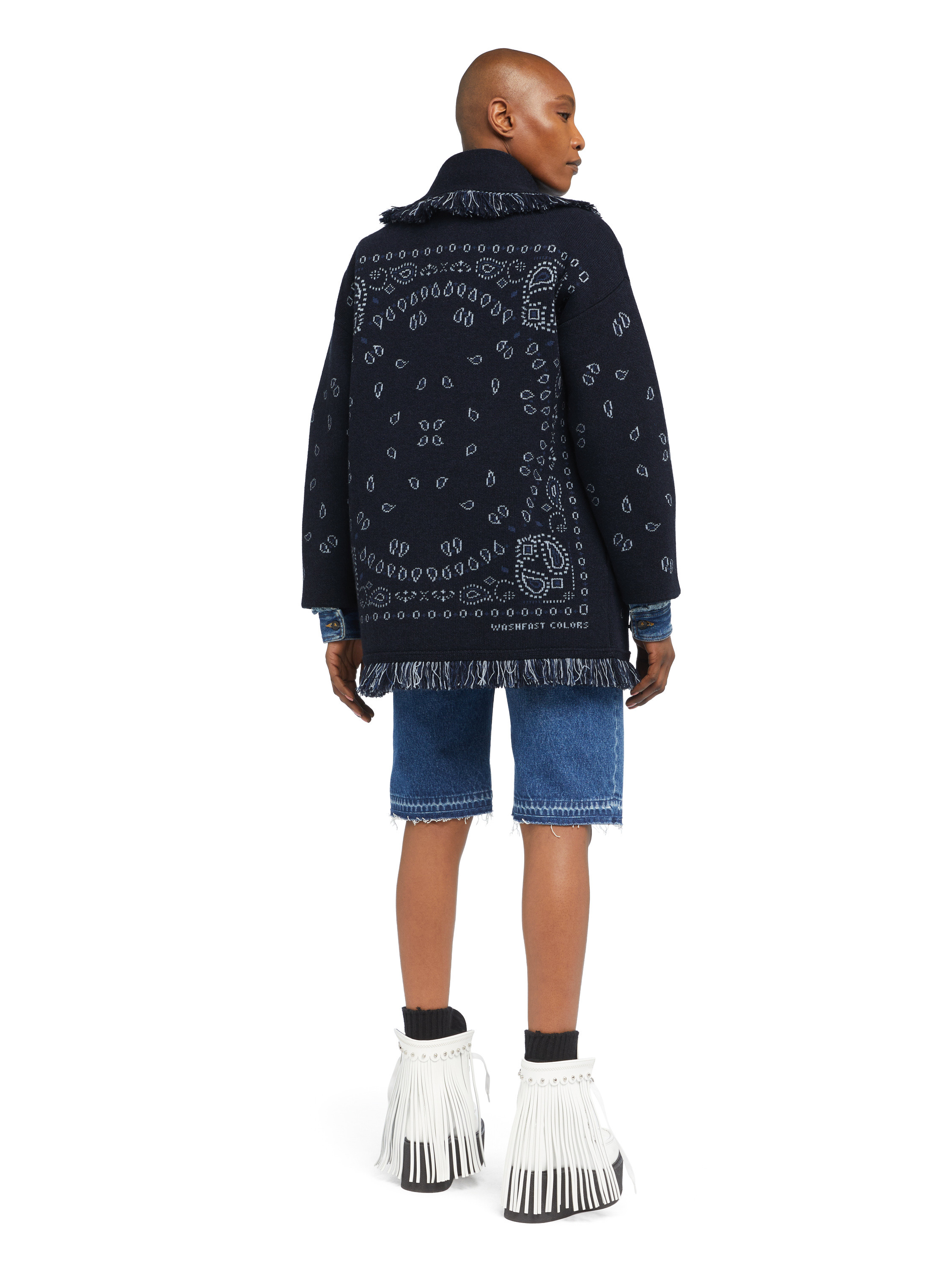 Bandana Jacquard Cardigan - 6