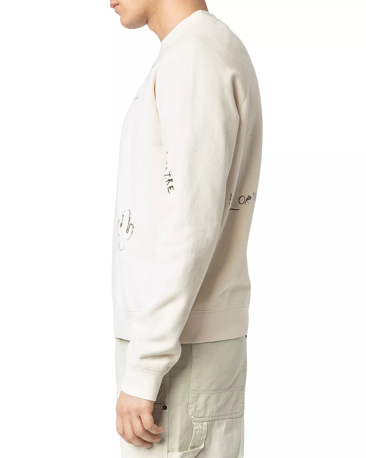 Uppy Graffiti Print Sweatshirt - 5