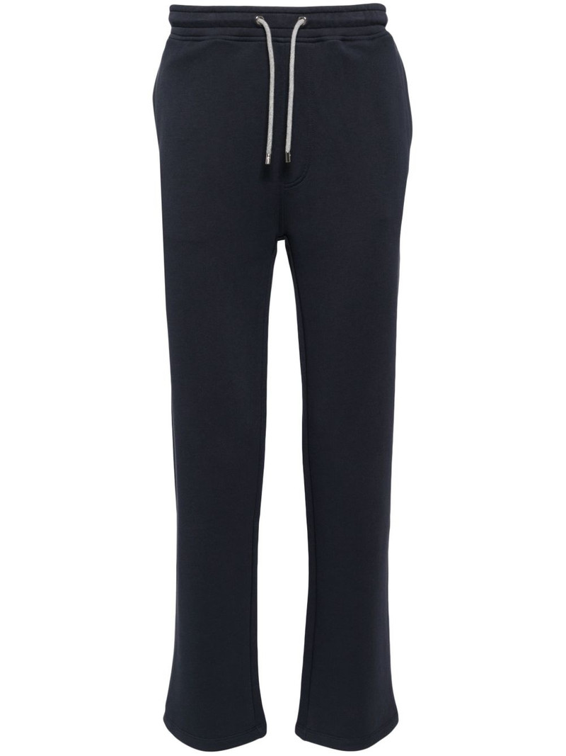 straight-leg cotton track pants 1