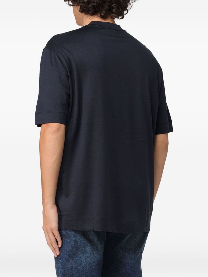 EMPORIO ARMANI embroidered T-shirt outlook