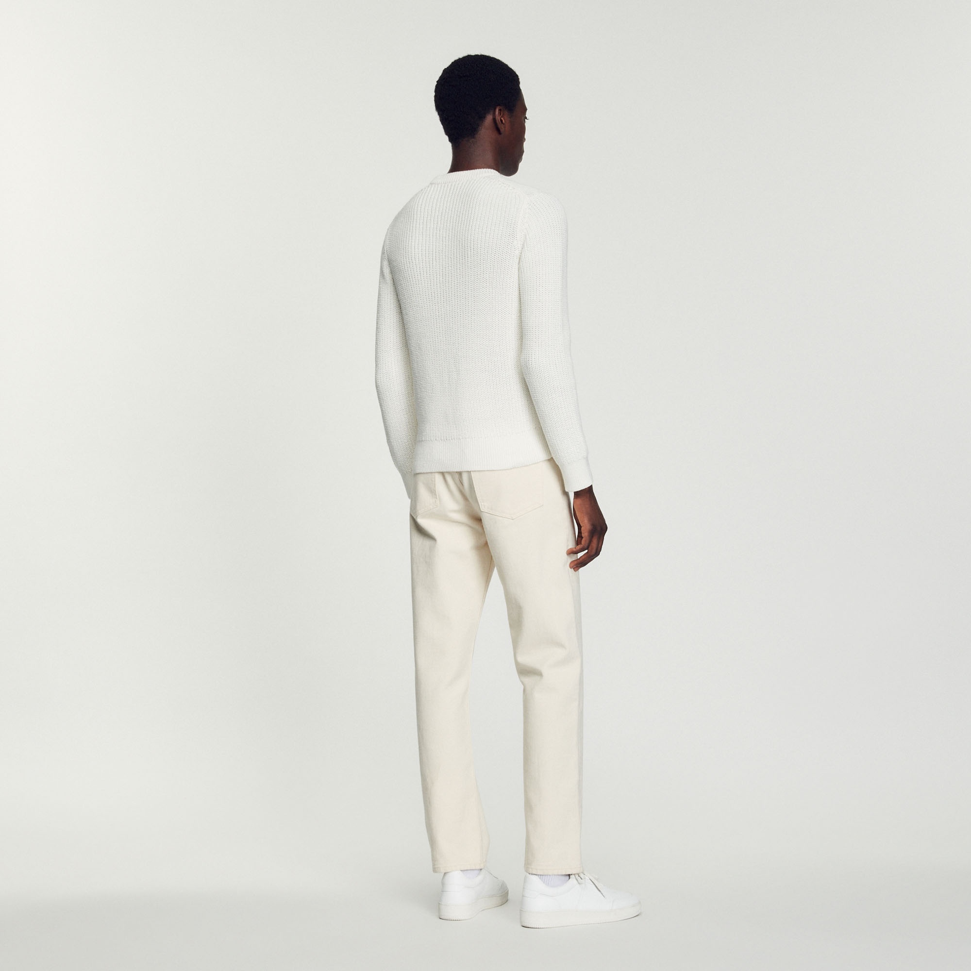 Cotton and silk sweater - 6