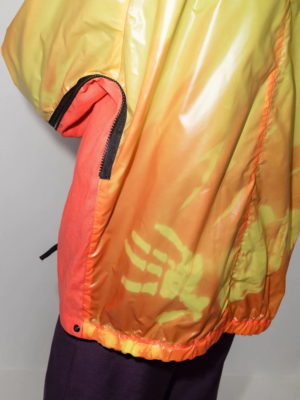 panelled heat-reactive Compass jacket - 5