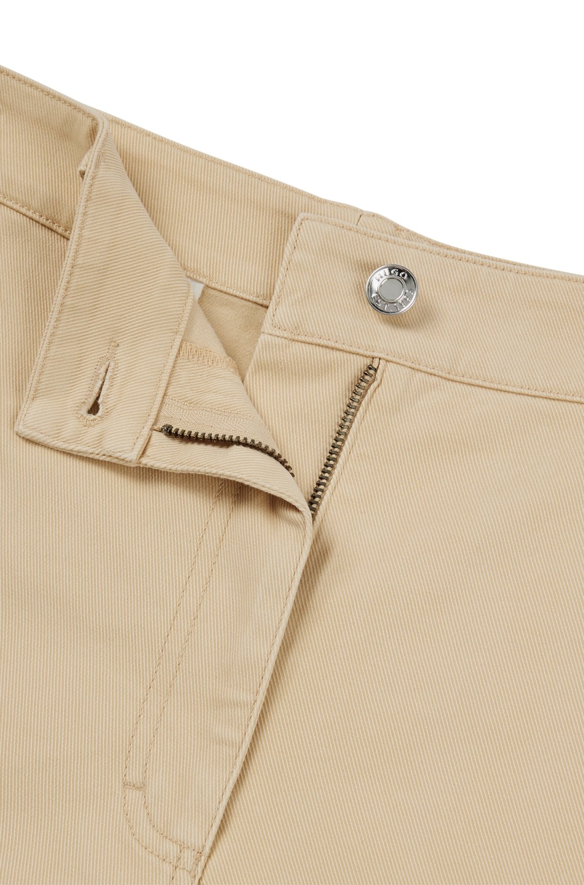 REGULAR-FIT CARGO TROUSERS IN STRETCH COTTON - 6
