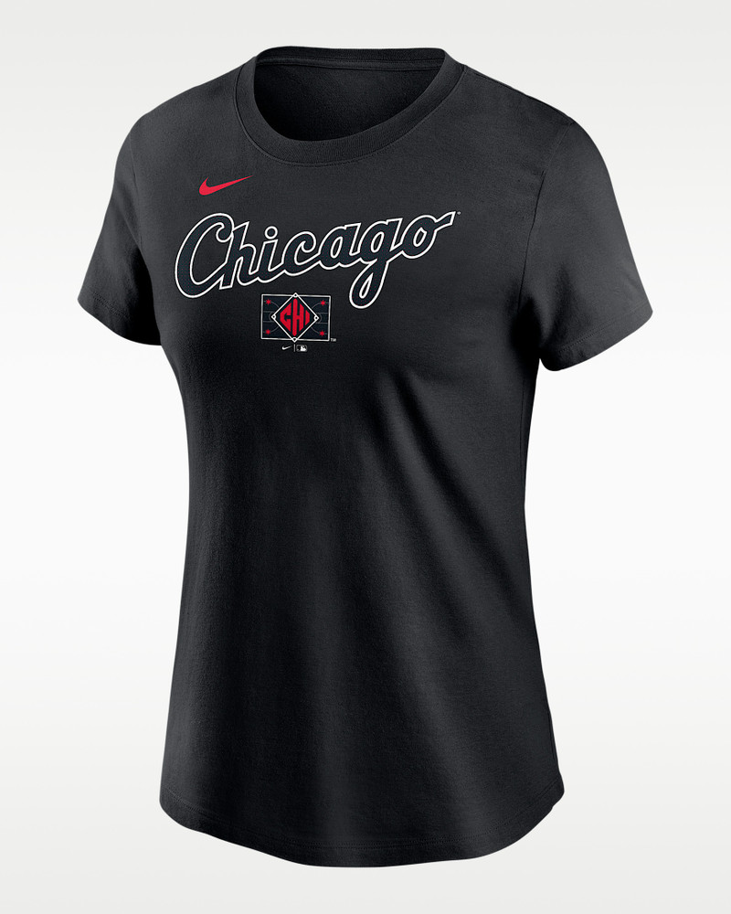 Chicago White Sox City Connect Wordmark Women's Nike MLB T-Shirt 1