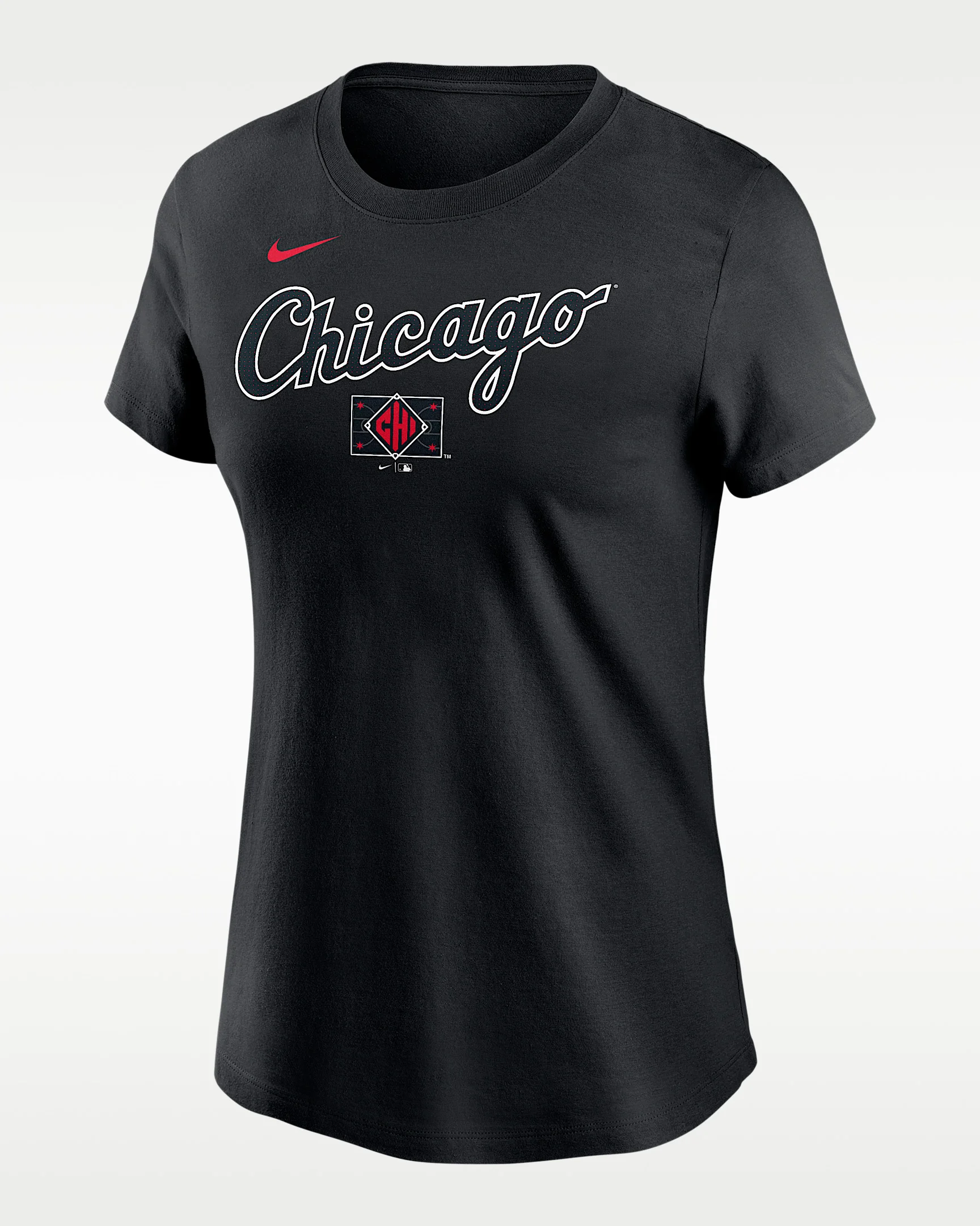 Chicago White Sox City Connect Wordmark Women's Nike MLB T-Shirt - 1