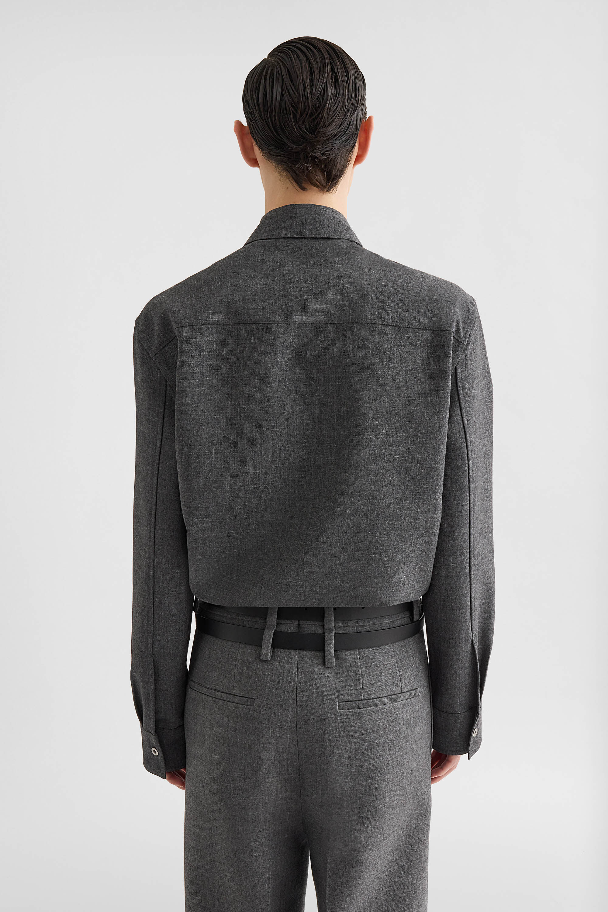 Melanged Wool Shirt - 2