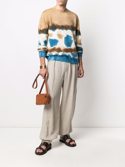 Alanui tie-dye wool jumper outlook