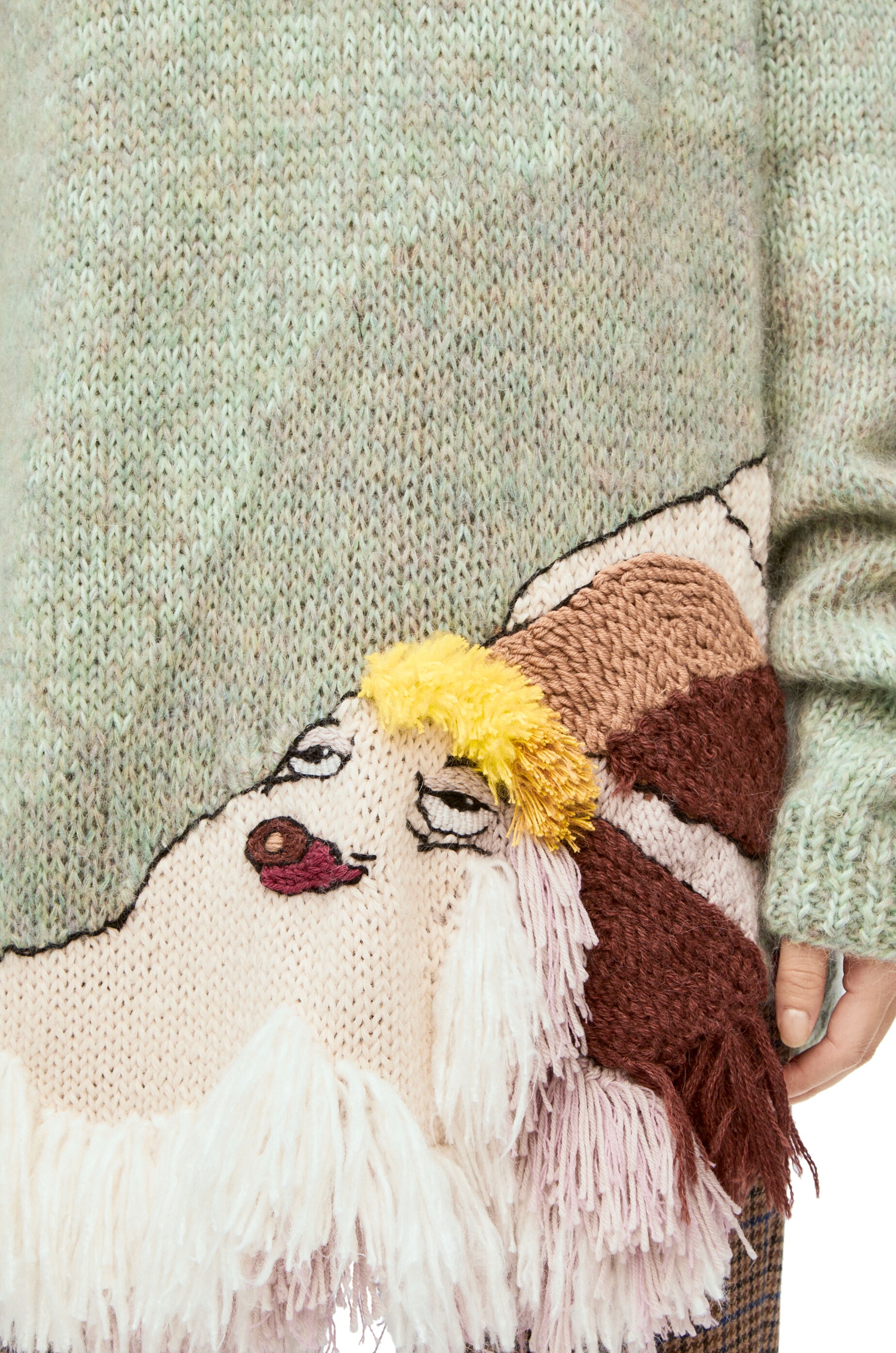 Heen embroidered sweater in wool - 5