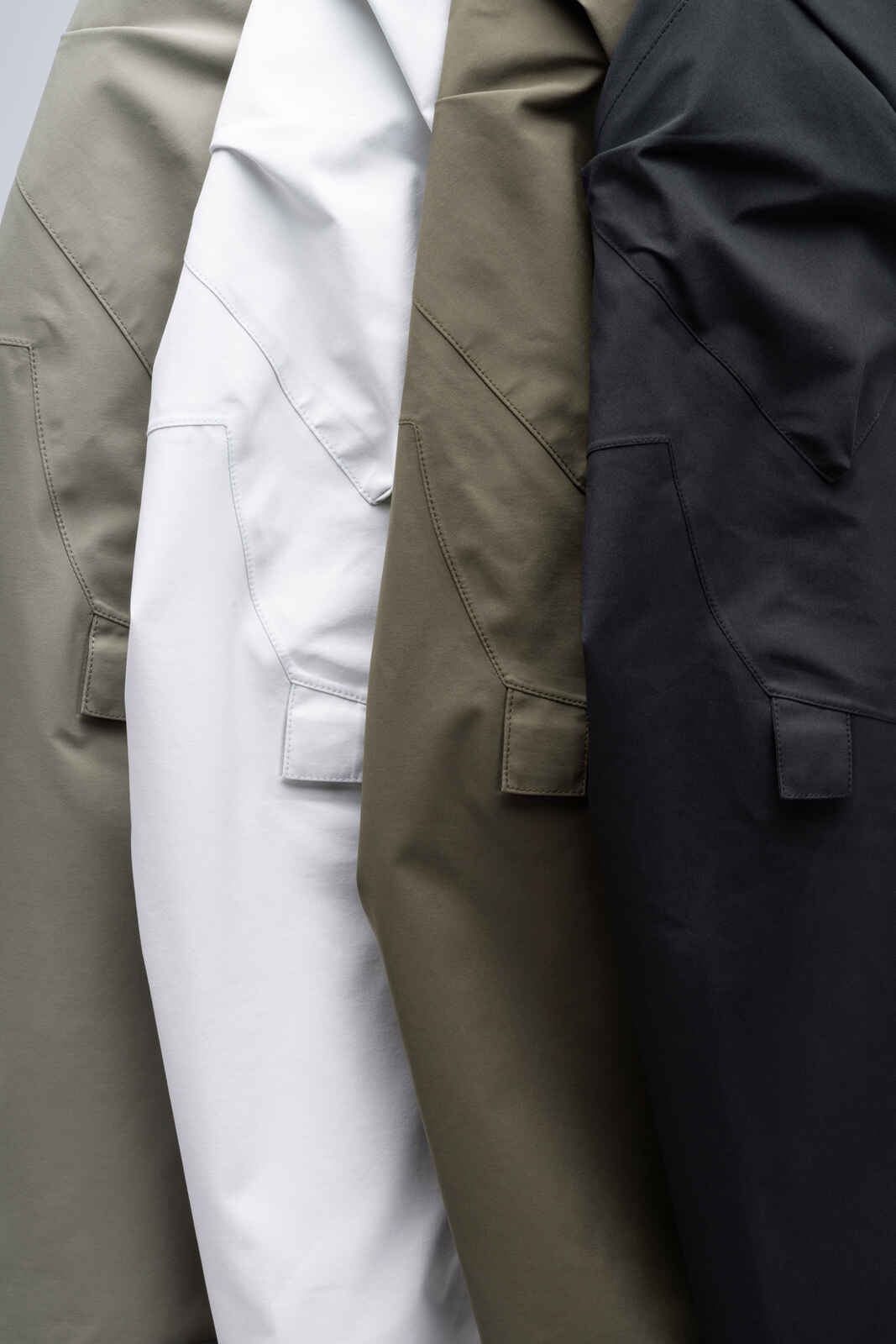J1B-GT 3L Gore-Tex Pro Interops Jacket Dust / RAF Green (2 hoods: Dust & Black) - 5